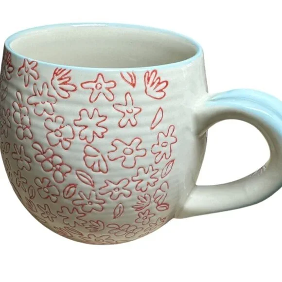 World Market Hand Painted Ceramic Mug - Picture 4 of 6